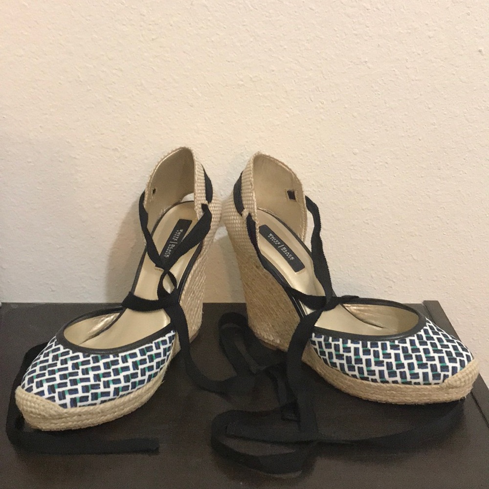 White House Black Market high wedge shoes